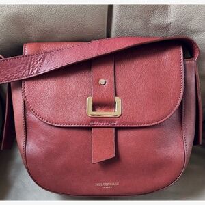Paul Costelloe London Leather Flap Crossbody Bag